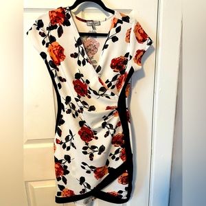 Slimming floral dress
